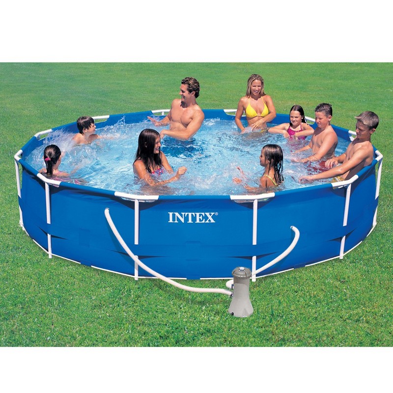

Бассейн каркасный Intex на опорах 366х76см 28212 + фильтр-насос 2,0 м3/ч