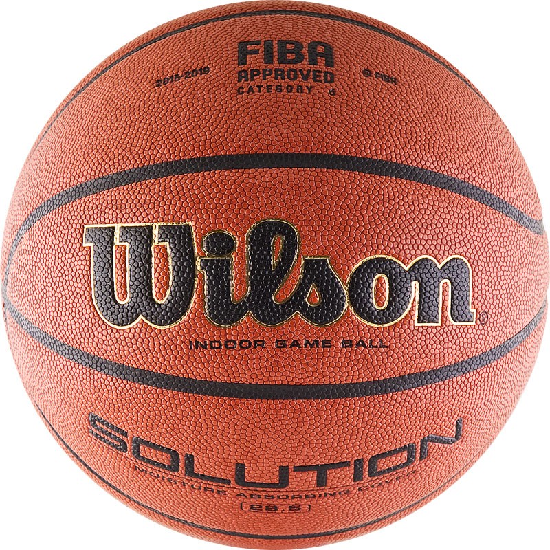 фото Баскетбольный мяч wilson solution №6 b0686x fiba approved