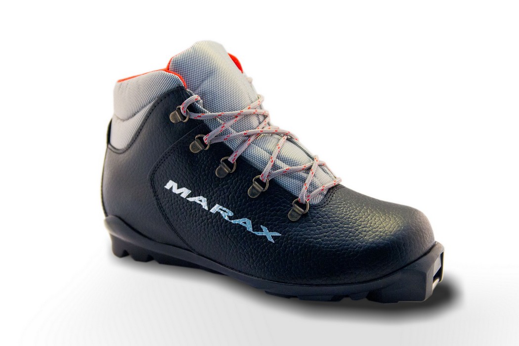 фото Лыжные ботинки nnn marax mxs-323 кожа черные