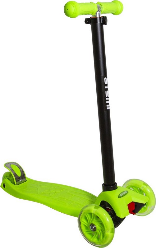 Самокат детский Atemi Super Rider AKC02B зеленый,  - купить со скидкой