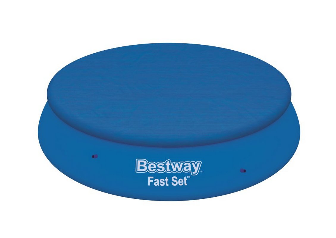 фото Тент для бассейнов с надувным бортом bestway fast set 396 см (d 415 см) 58415,