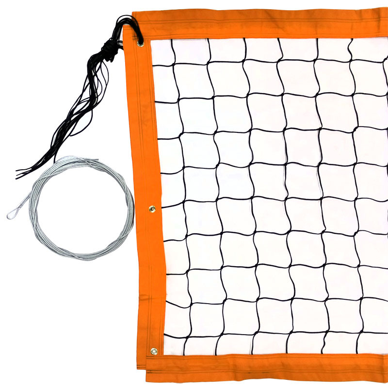 Сетка для пляжного волейбола трен. 8,5х1м,нить 3,5мм ПП,яч.10см FS-PV-№16, NoBrand  - купить со скидкой