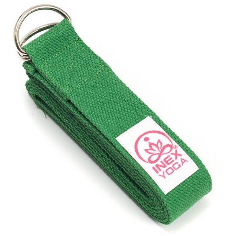 фото Ремень для йоги inex stretch strap hg\ystrap-gg\24-gg-00 зеленый