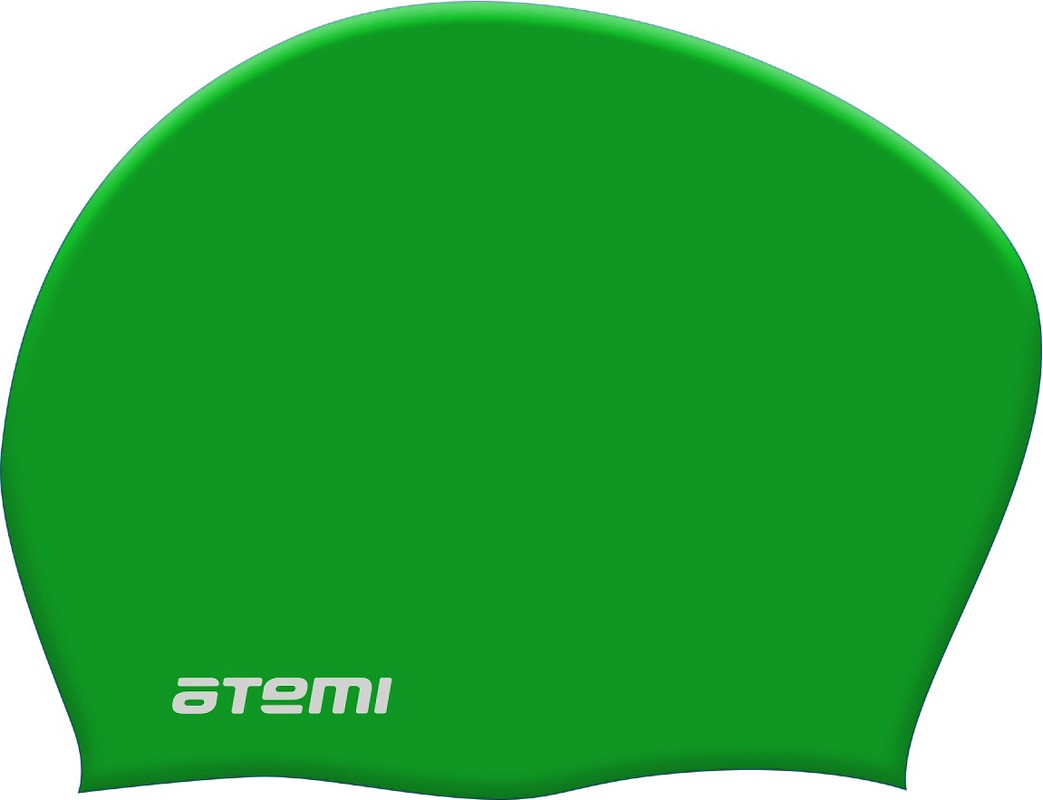 Купить Шапочка для плавания Atemi LC-09 зеленый,