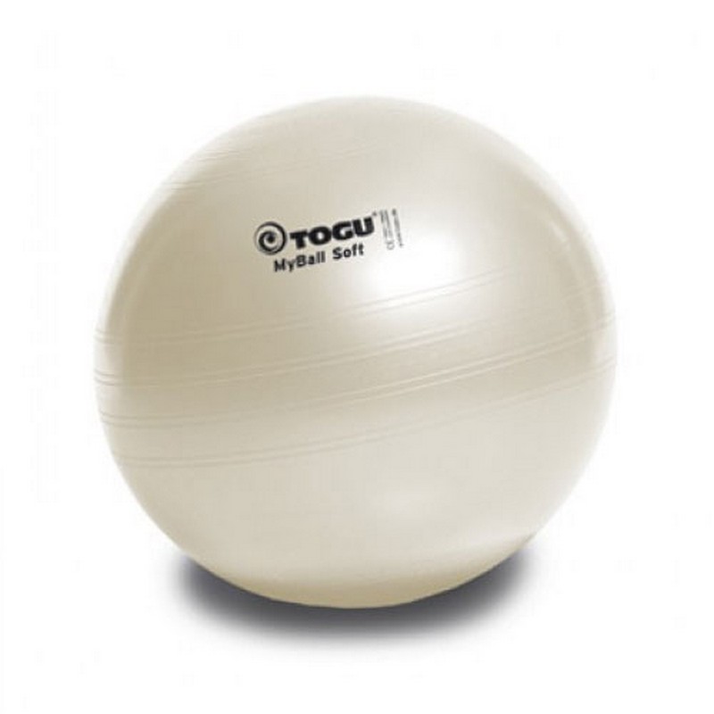 фото Мяч гимнастический togu my ball soft 418751 d=75 см белый перламутровый