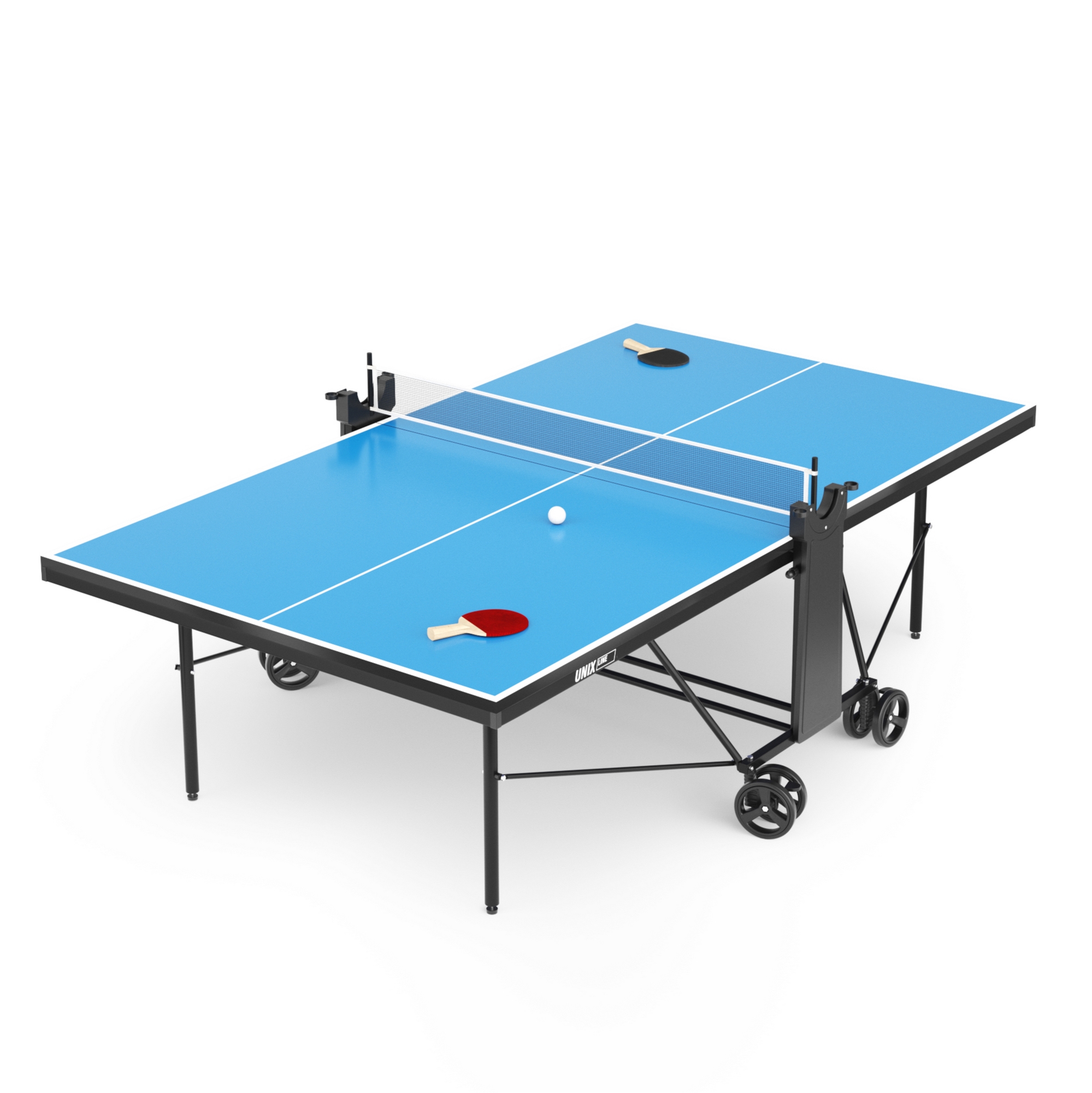 Теннисный стол Unix Line Compact indoor 18mm MDF TT18СINDBL Blue 1999_2000