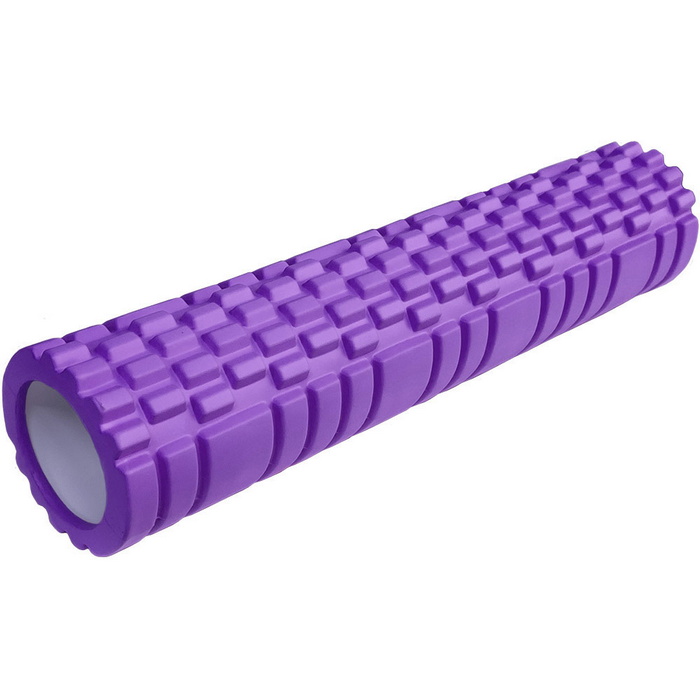 Купить Ролик для йоги Sportex (фиолетовый) 61х13,5см ЭВААБС E29390,