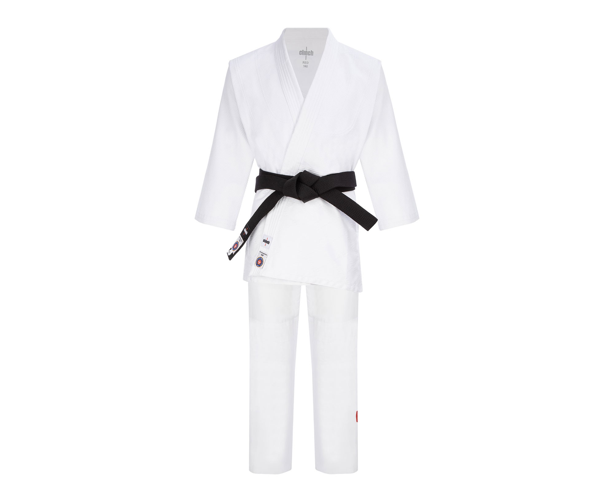 Кимоно для дзюдо Clinch Judo Red FDR C555 белый