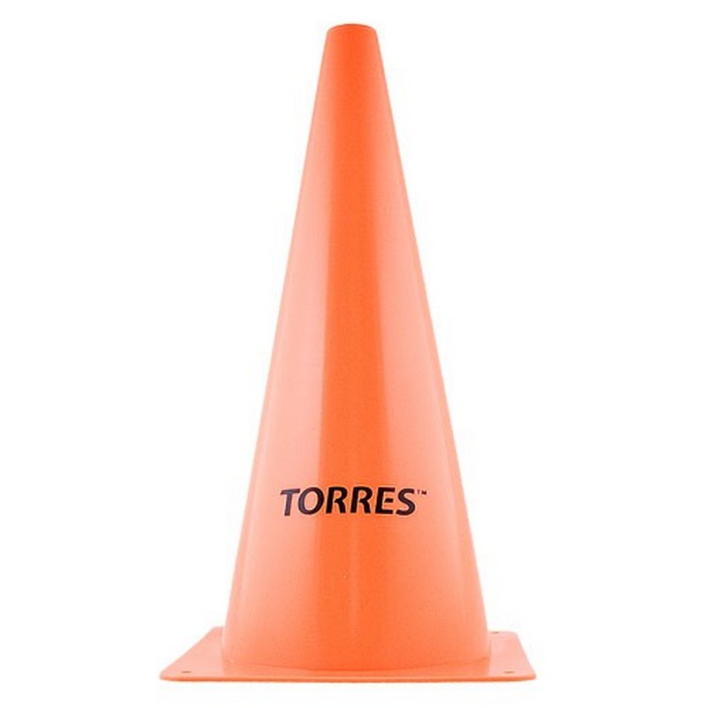 Купить Конус тренировочный Torres TR1004, пластик, высота 38 см., оранжевый,