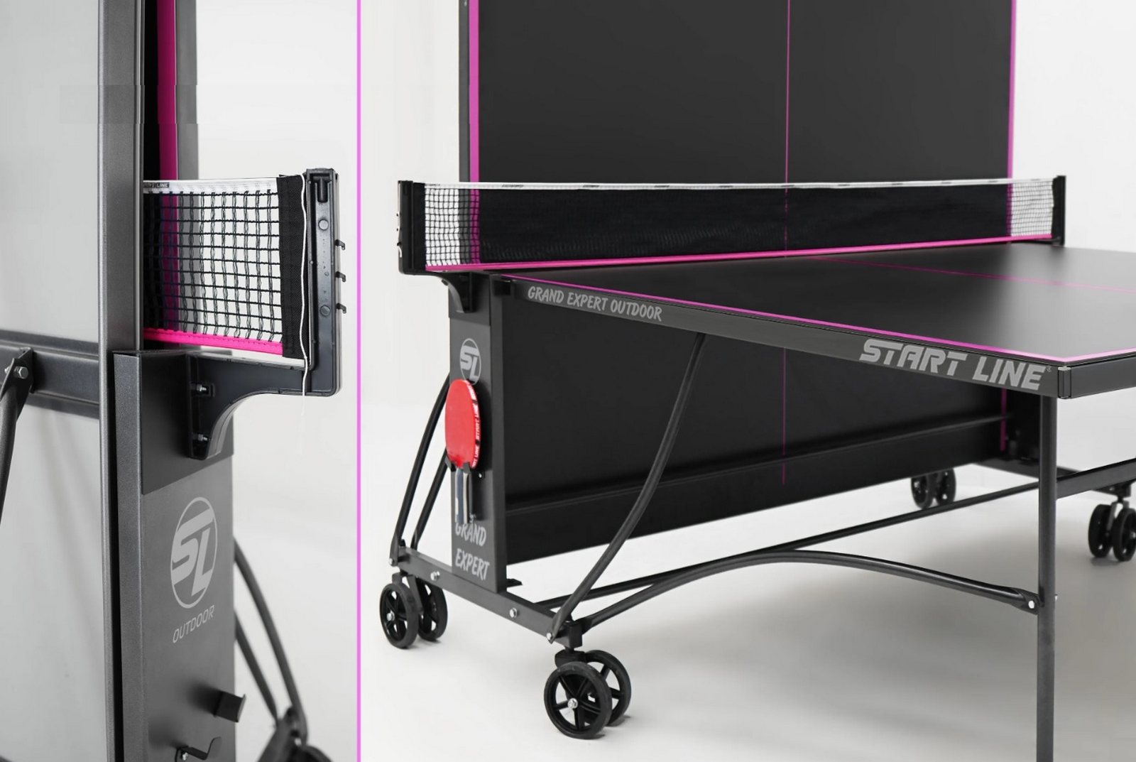 Теннисный стол Всепогодный Start Line Grand EXPERT 6 6044-12 Black 1600_1073