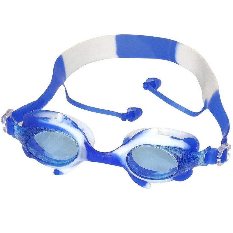 Очки для плавания юниорские Sportex E36857-1 синебелый,  - купить со скидкой