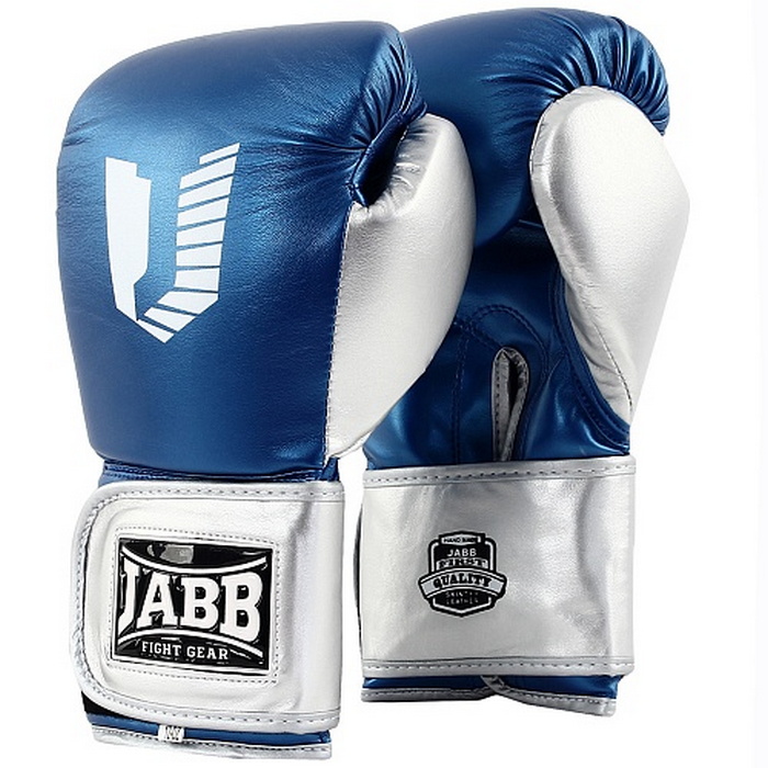 Боксерские перчатки Jabb JE-4081/US Ring синий 12oz,  - купить со скидкой