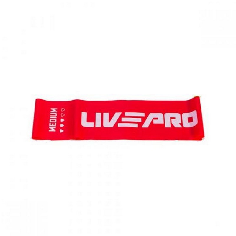 фото Ленточный амортизатор live pro latex resistance band nl\lp8415-m\md-rd-02 красный