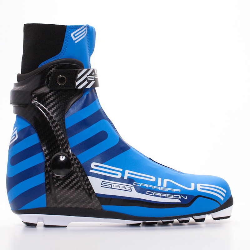 Купить Лыжные ботинки NNN Spine Carrera Carbon Pro 598-M черный/синий,