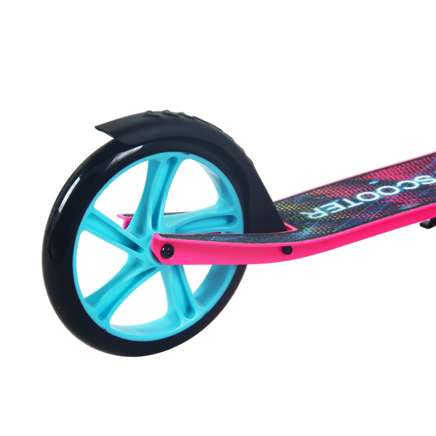 Самокат 200мм RGX RGX-SA200-30 pink (фонарь в подарок) 1500_1500