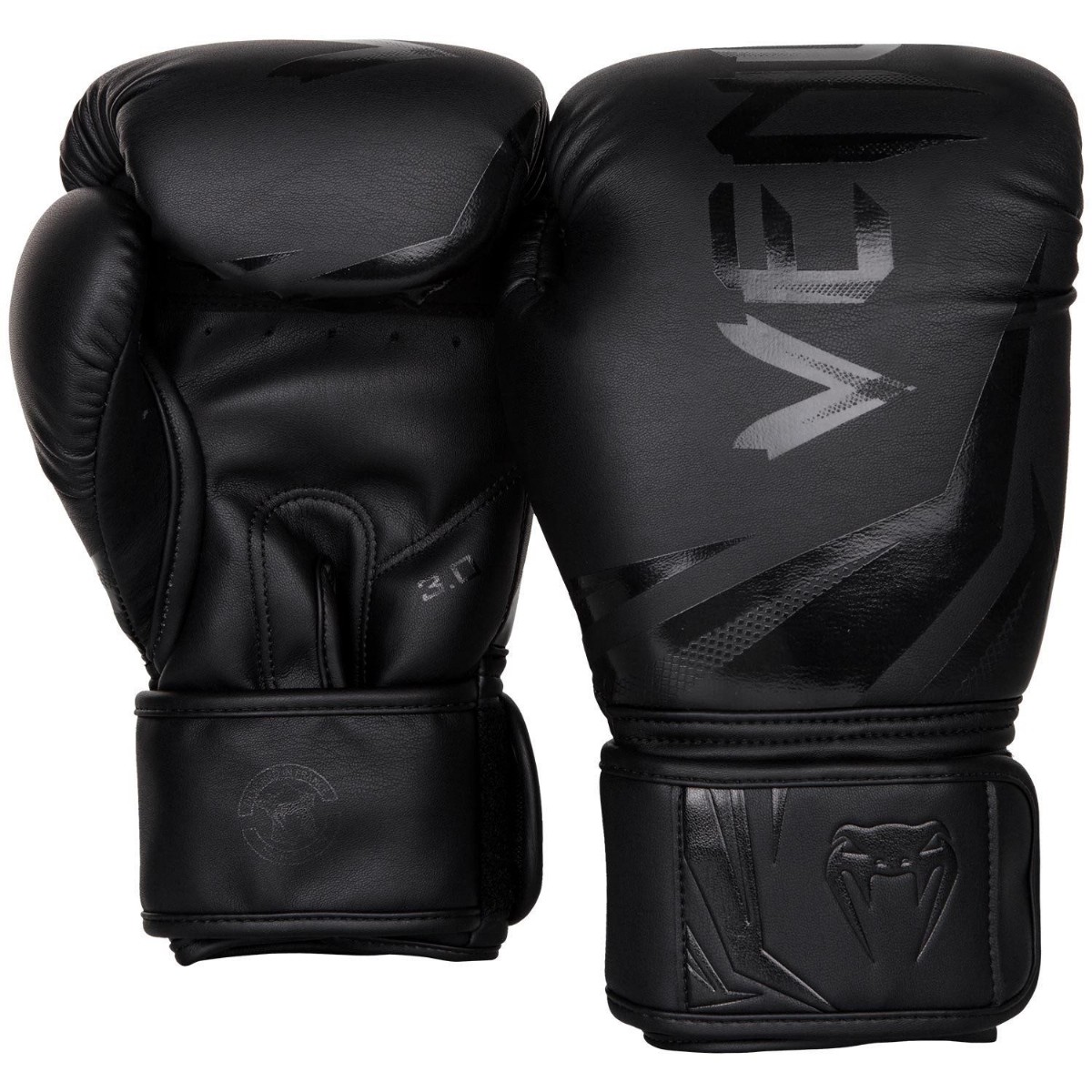 Перчатки Venum Challenger 3.0 03525-114-8oz черный\черный - фото 1