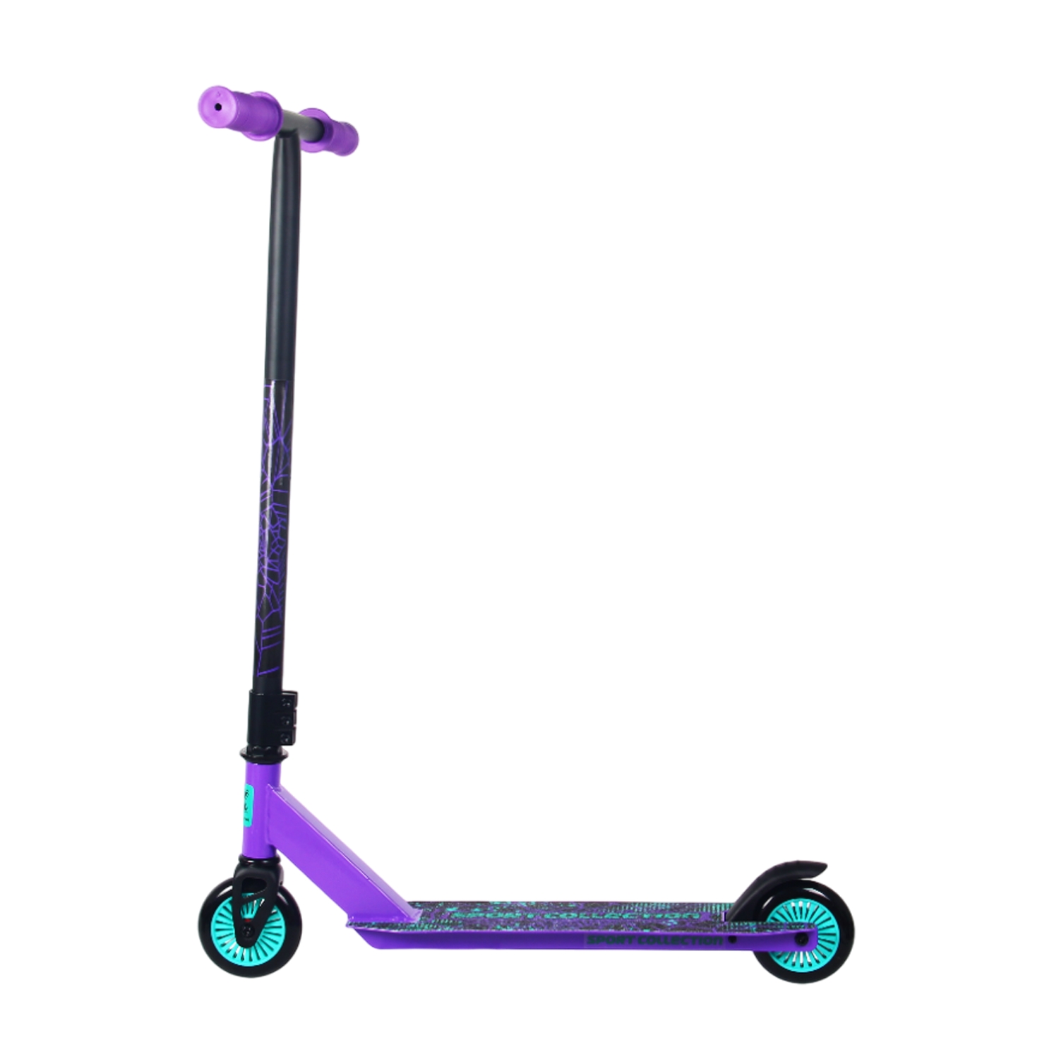 Самокат трюковый 100мм Sport Collection СК-ST100-60 violet 1500_1500