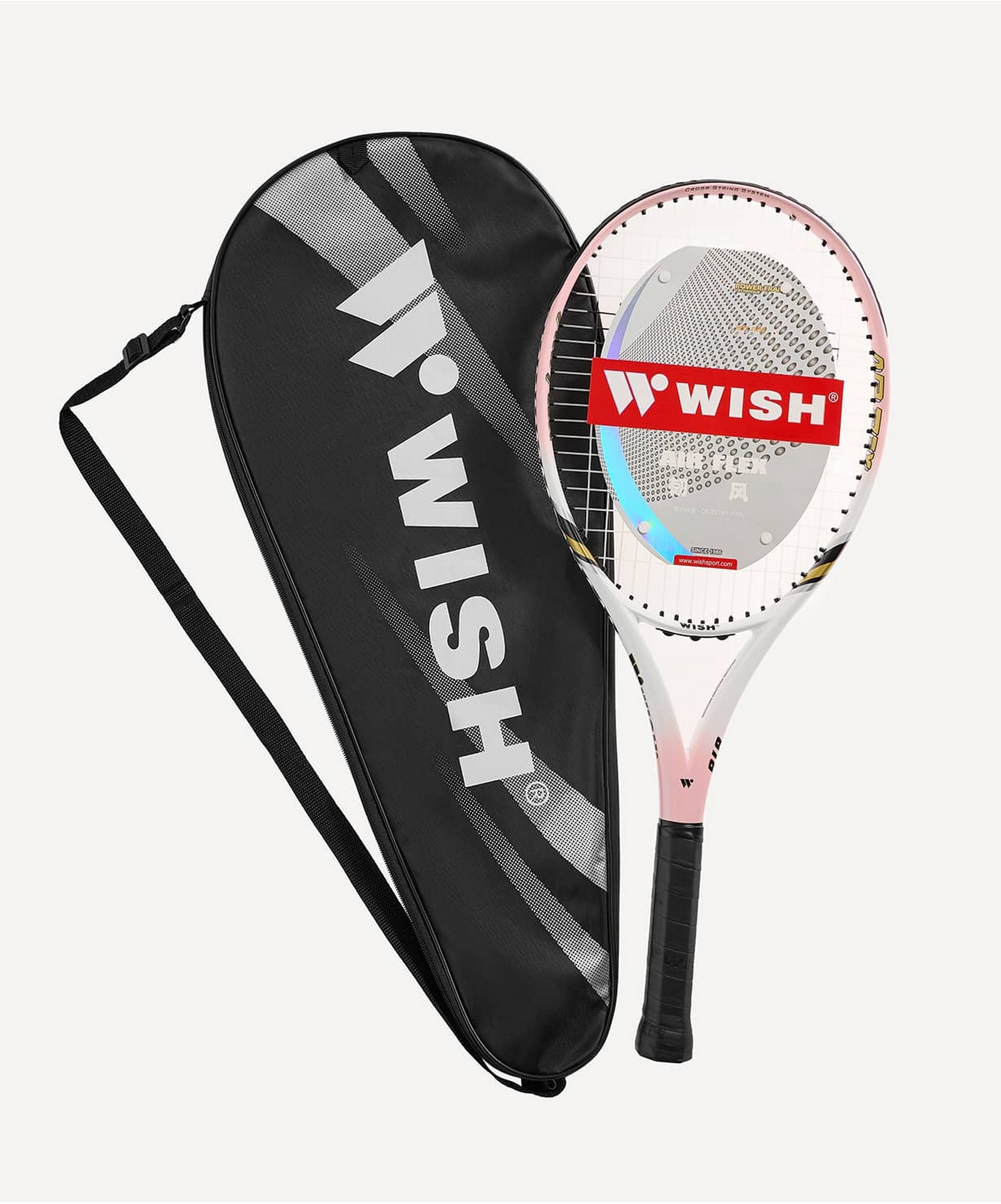 Ракетка для большого тенниса Wish Air Flex 818 26", розовый\белый 1663_2000