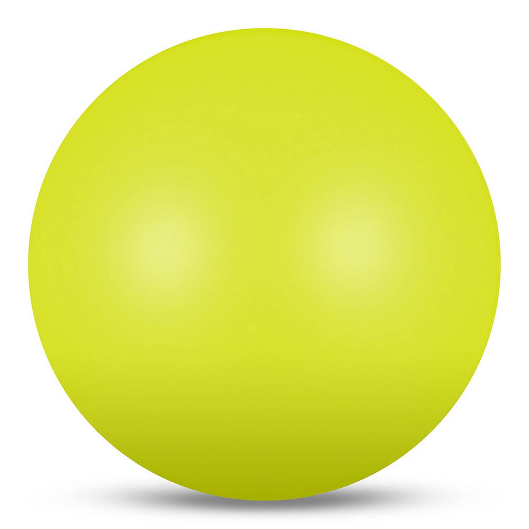 фото Мяч для художественной гимнастики d19см indigo пвх in329-li лимонный металлик