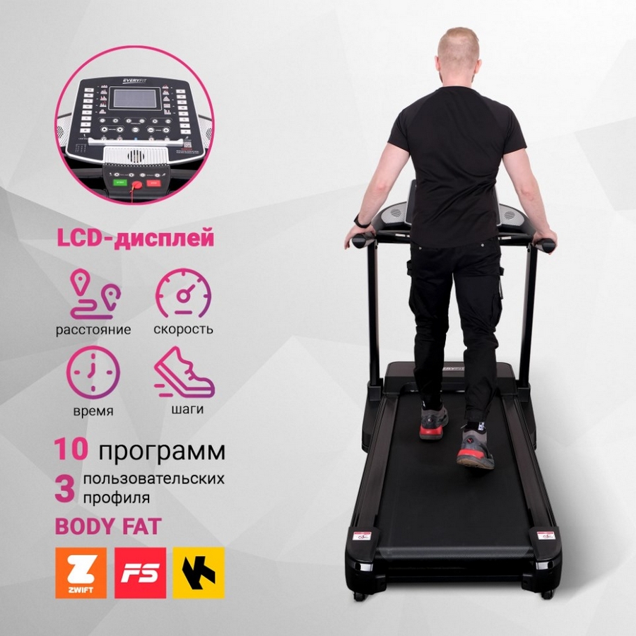 Электрическая беговая дорожка Everyfit FFT07 900_900