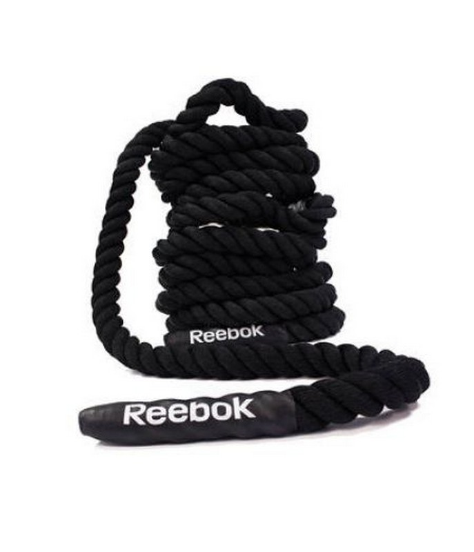 Купить Канат 10м х 3,8 см Reebok Battling Rope RFRSRP-10050 0-00-00,