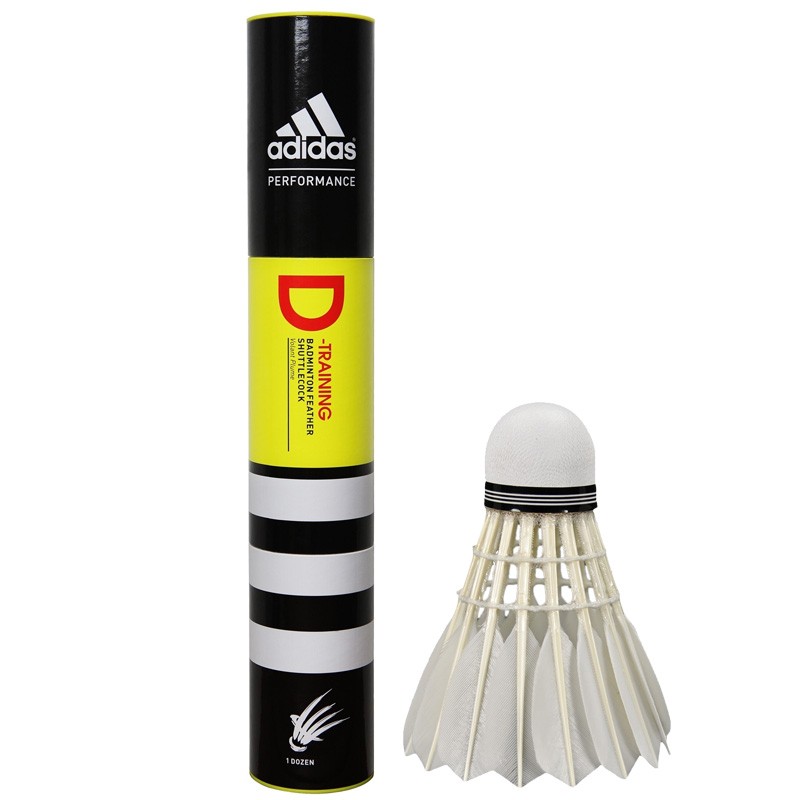 

Воланы для бадминтона Adidas D-Training-79 (перо) бел., быстр. скор.