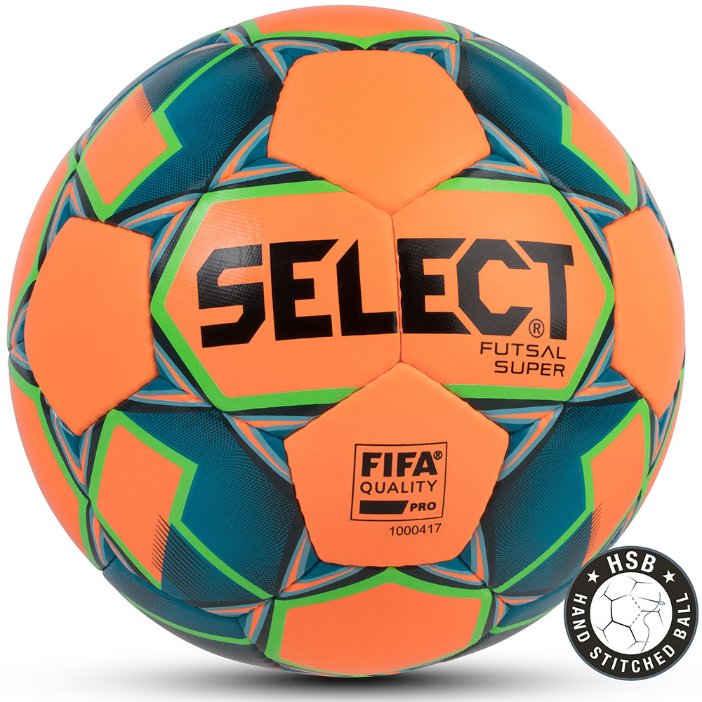 фото Мяч футзальный select futsal super fifa, 3613446662, р.4, fifa pro, пу, руч.сш, оранж.