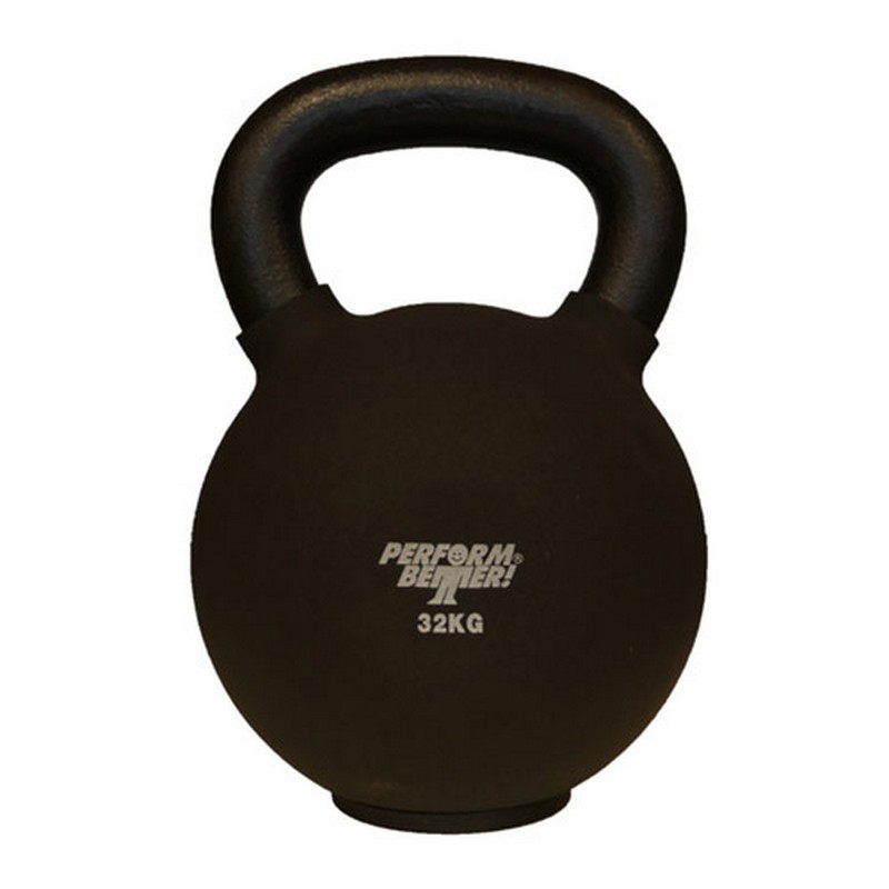 фото Обрезиненная гиря 32 кг perform better neoprene kettlebell 8945 черный