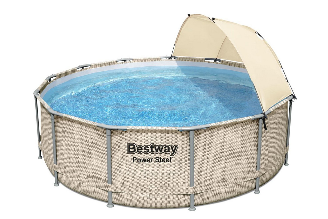 фото Каркасный бассейн bestway power steel 396x107см 11133л 5614v