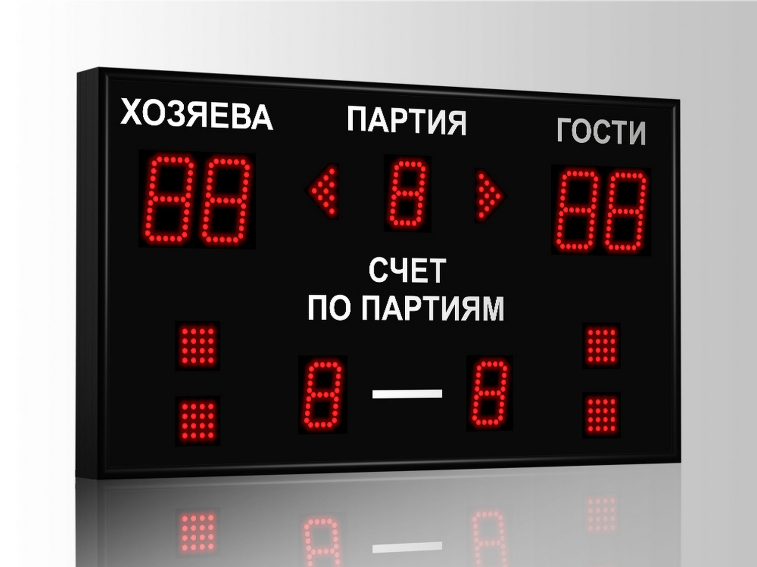 Табло для волейбола Импульс 710-D10x4-D8x3-S4-A2 1500_1125