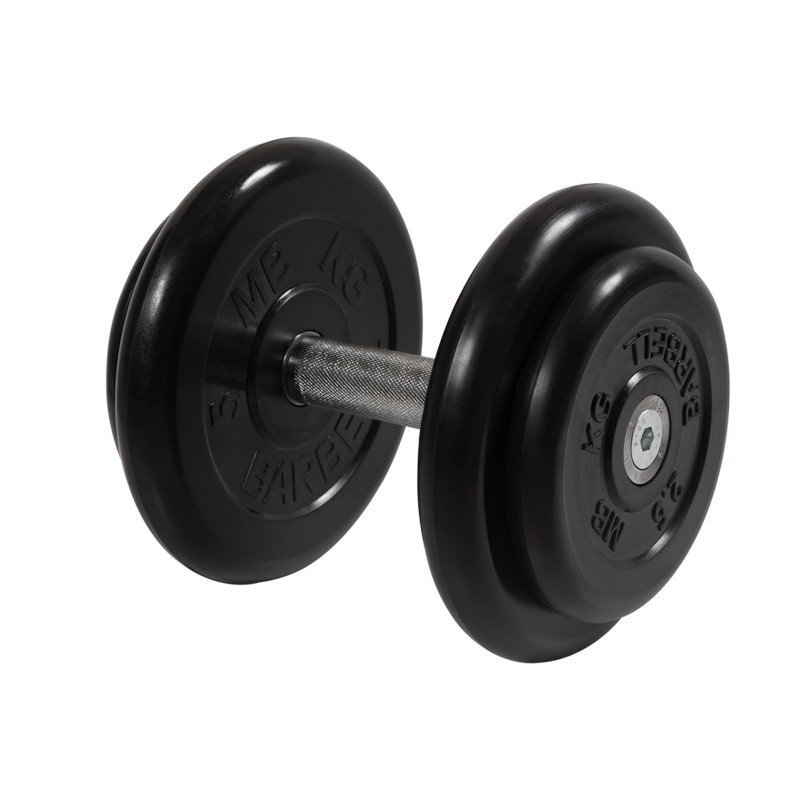 Гантель Профи с вращающейся ручкой, 16 кг MB Barbell MB-FdbM-B16