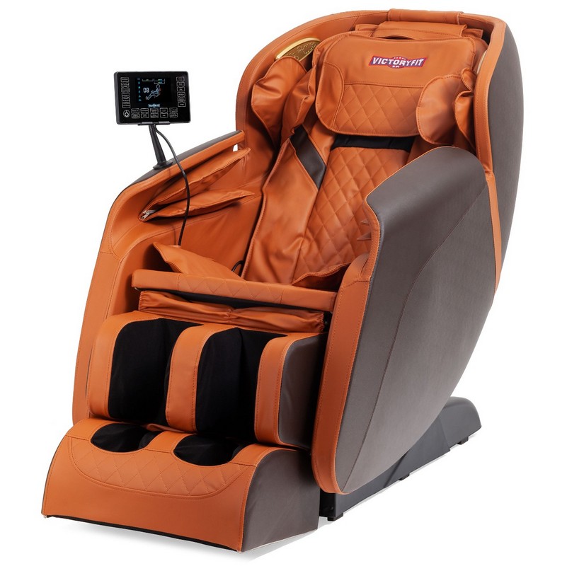 фото Массажное кресло victoryfit vf-m15 оранжевый