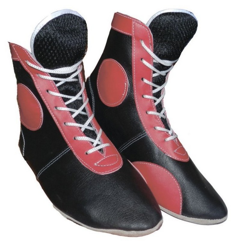 Самбовки Atemi ASSH-01 red кожа, красный (43-45),  - купить со скидкой