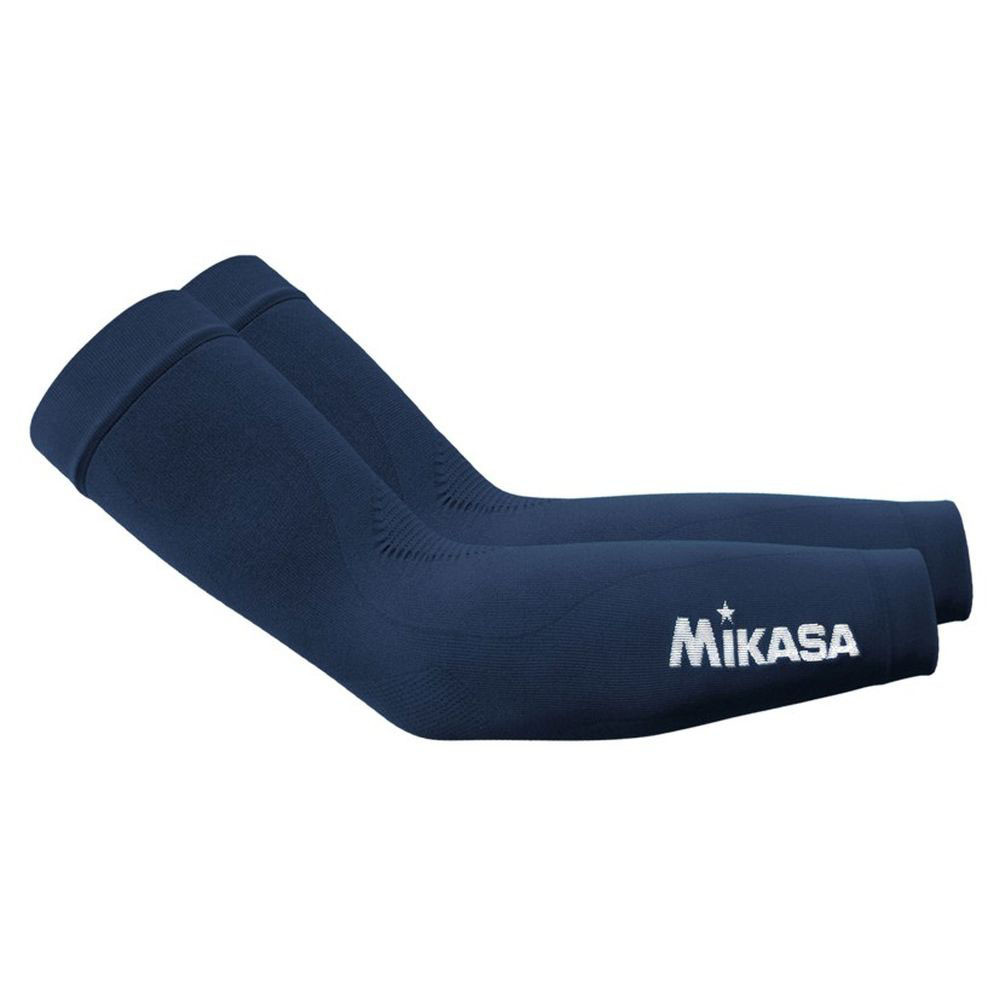 Купить Нарукавники волейбольные компрессионные Mikasa MT430-036-R, р.Regular, полиамид, эластан, т-син,