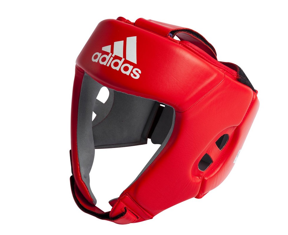 фото Шлем боксерский adidas aiba красный aibah1