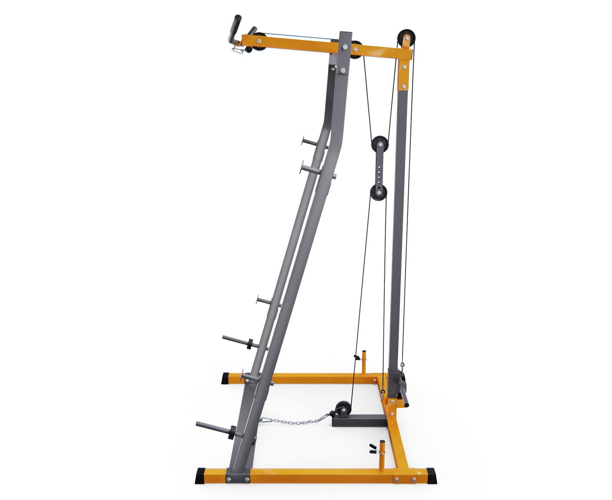 Стойка для штанги, тяга сверху и снизу DFC Y-GYM TF-76065 2000_1636