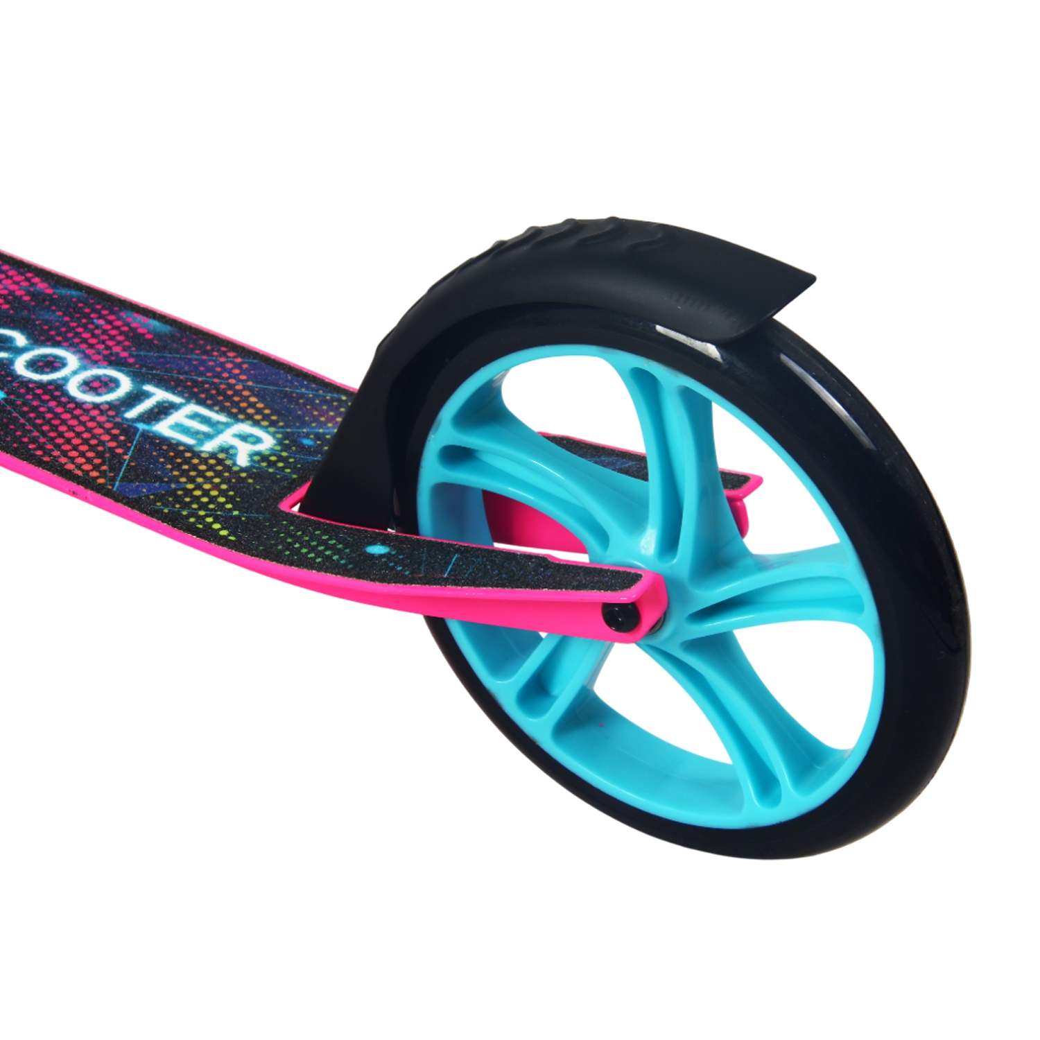 Самокат 200мм RGX RGX-SA200-30 pink (фонарь в подарок) 1500_1500