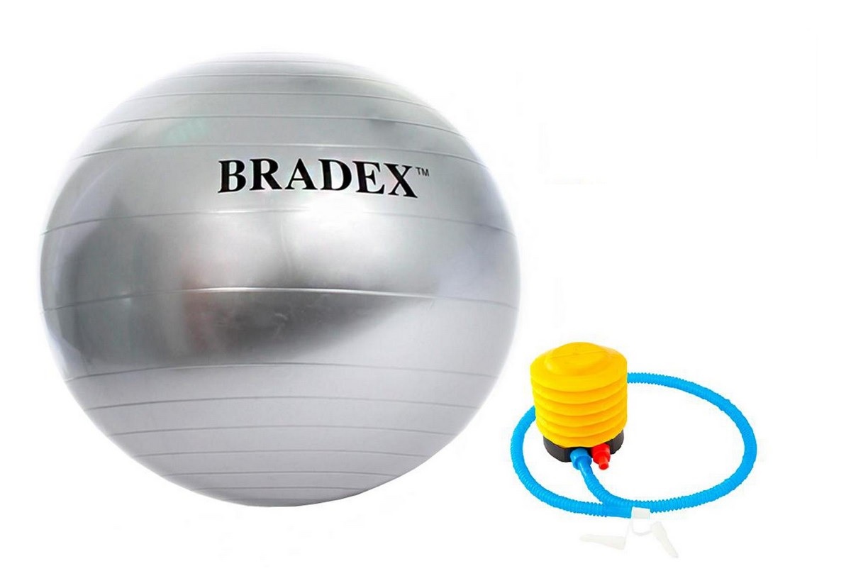 Купить Мяч для фитнеса d85см Bradex Фитбол-85 с насосом SF 0354,