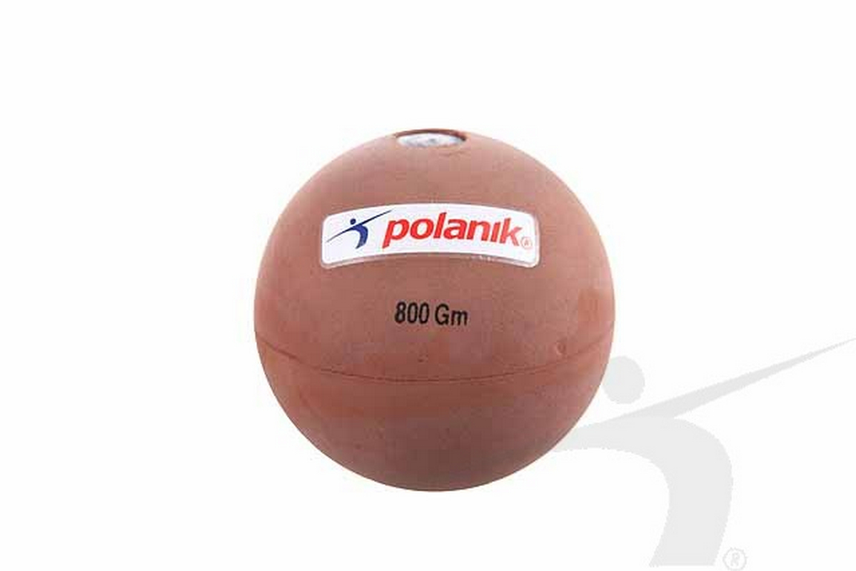 Купить Мяч для тренировки метания резиновый, 800 г Polanik JRB-0,8,