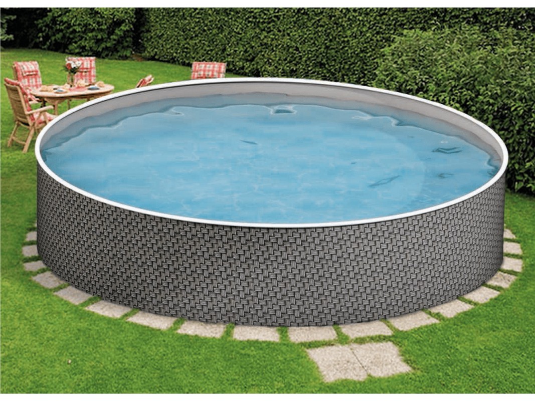 фото Морозоустойчивый бассейн круглый 500x500x120см mountfield azuro (comfort) rattan