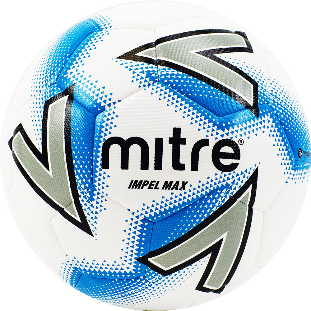 фото Мяч футбольный mitre impel max bb1120wib р.5 бело-сине-черн