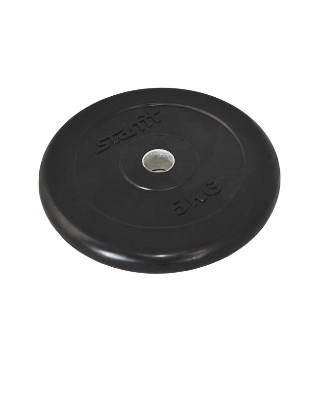 

Диск обрезиненный d26мм Star Fit BB-202 5 кг черный