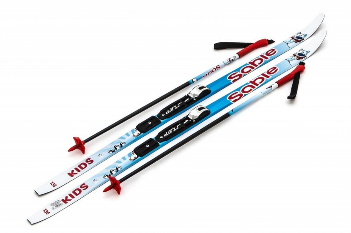 Лыжи Комплект NNN (крепление STC START) - 120 STEP Sable Kid 06183 Blue