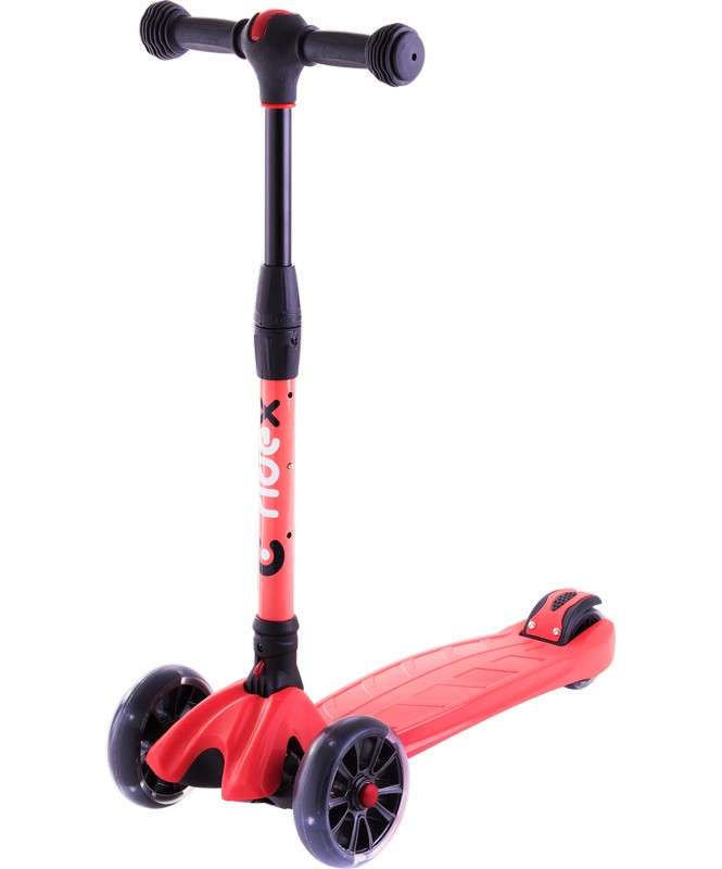 

Самокат 3-х колесный Ridex Stark 3D 135/90 мм, красный