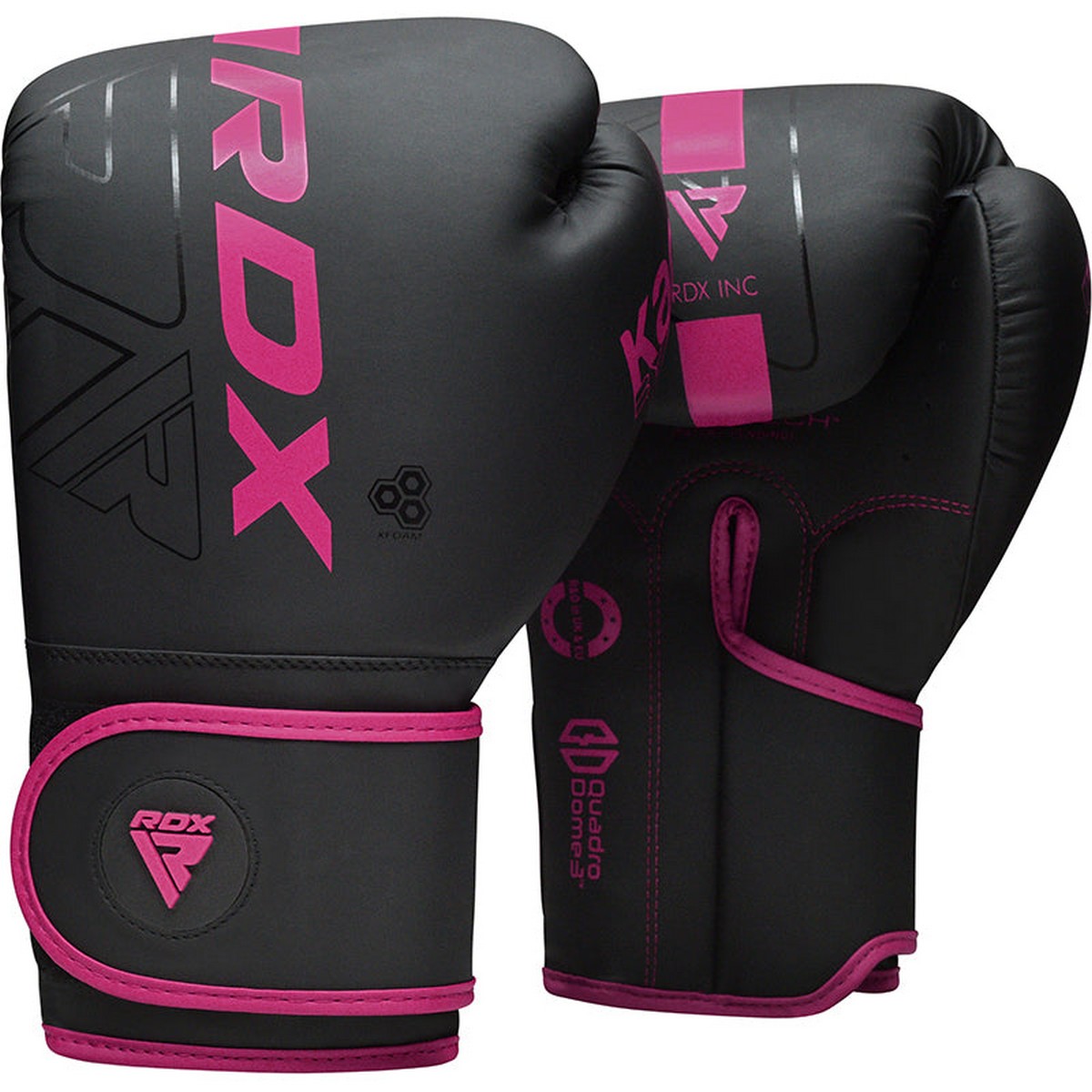 Купить Перчатки тренировочные RDX F6 BGR-F6MP-6OZ розовый,