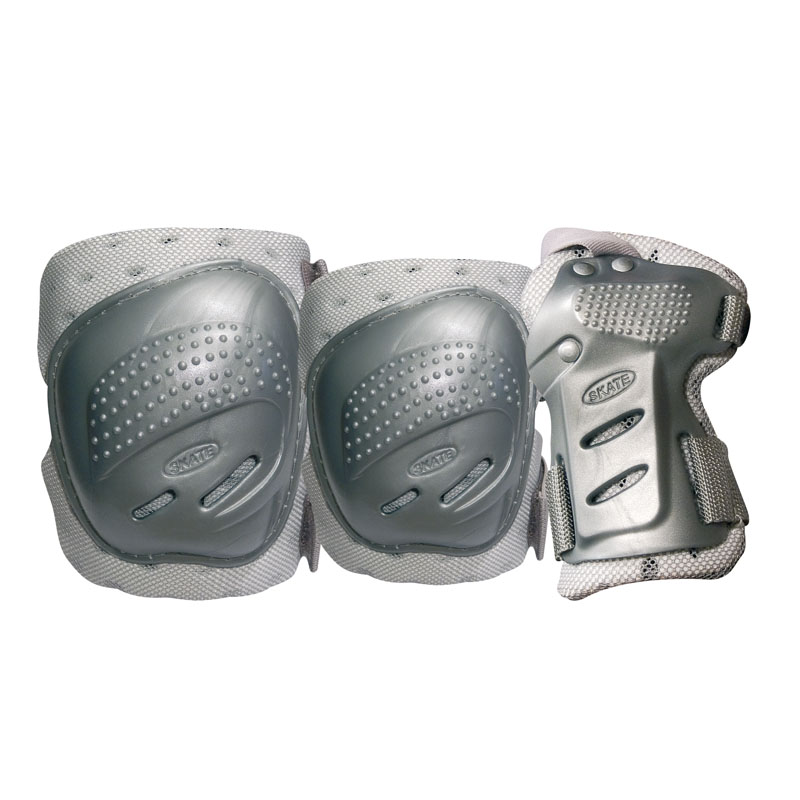 Комплект 3-х элементов защитыTempish Cool Max 3-set (knee+elbow+wrists) Серебро