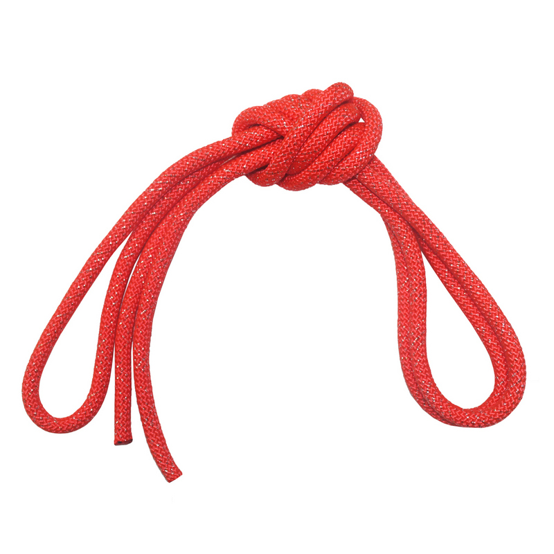 фото Скакалка гимнастическая с люрексом body form bf-sk04 (bf-jrgl01) 3м, 180гр (коралловый)