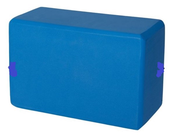 Блок для йоги Intex EVA Yoga Block YGBK-BL137 18,5x6,8x4 см, синий 585_465