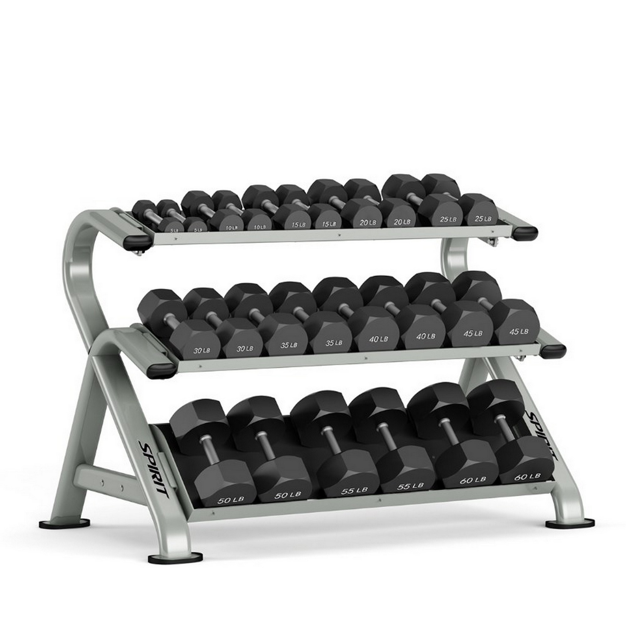 Стойка для гантелей (3 уровня) Spirit Fitness ST800DR3 1998_2000