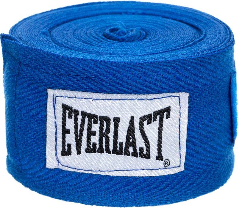 Купить Бинт боксерский Everlast 3.5 м синий 4466BL,